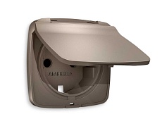 Лицевая панель розетки AMBRELLA VOLT OP6380