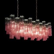 Подвесная люстра Loft IT Murano 10580/1000R Clear pink 1
