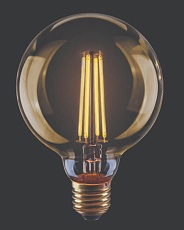 Лампа светодиодная филаментная Voltega E27 6W 2800K золотая VG10-G95GE27warm6W 7084 1