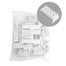 Клемма монтажная Stekker, LD294-4005, для подключения фазных проводников, 5 контактных групп (3 ввода, 3 вывода на полюс) 32956