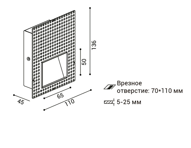 Встраиваемый светодиодный светильник Italline DL 3035 white изображение 2 Встраиваемый светодиодный светильник Italline DL 3035 white Фото № 2