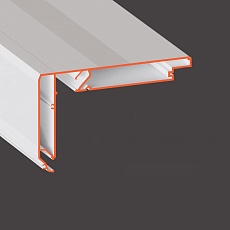 Профиль Flexy для изготовления прямых и угловых ниш для штор 11312 STANDART02 60 LED 9016