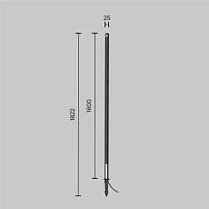 Уличный светодиодный светильник Maytoni Pole O440FL-L24GF3K 2