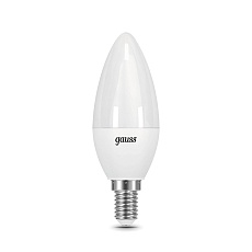 Лампа светодиодная Gauss E14 6.5W 3000К матовая 103101107 5