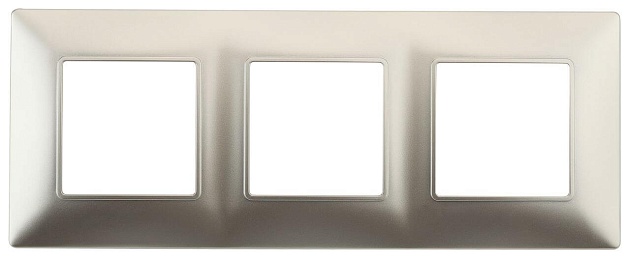 Рамка 3-постовая ЭРА Elegance 14-5003-04 Б0034396 Фото № 1