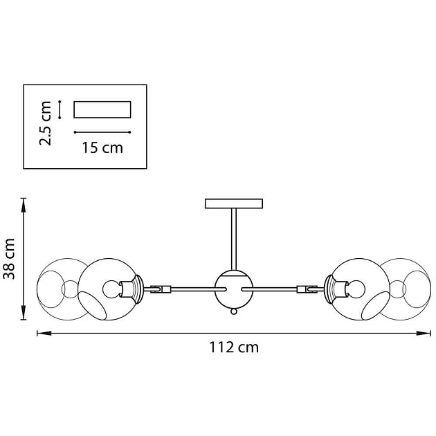 Потолочная люстра Lightstar Beta 785087 Фото № 3