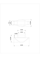 Настенный светодиодный светильник Arte Lamp Grace A1868AP-1PB 1