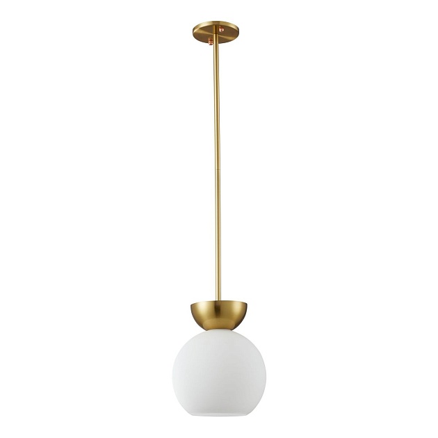 Подвесной светильник iLamp Mono P6079-1 GD+WH Фото № 1