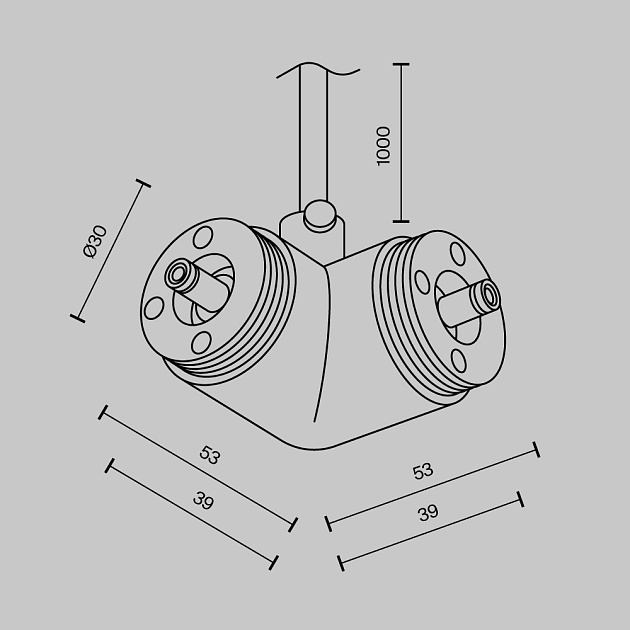 Аксессуар Maytoni Technical CA014LC-P-B Фото № 3
