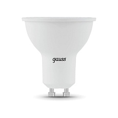 Лампа светодиодная Gauss GU10 5W 3000K матовая 101506105 5