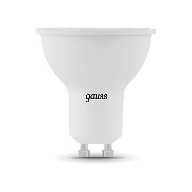 Лампа светодиодная Gauss GU10 5W 3000K матовая 101506105 фото 6