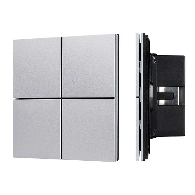 Панель управления Arlight KNX-304-23-IN Silver 039662 изображение 1 Панель управления Arlight KNX-304-23-IN Silver 039662 Фото № 1