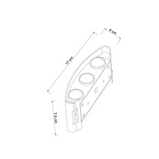 Уличный настенный светодиодный светильник Arte Lamp Bosto A3122AL-6BK 1