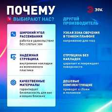 Настольная лампа ЭРА NLED-509-8W-W Б0059841 5