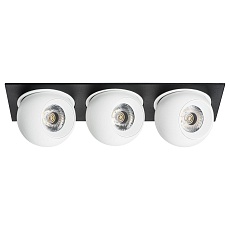 Комплект из светильника и рамки Lightstar Intero Ball (217537+217064+217064+217064) i537646464
