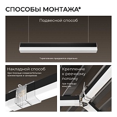 Накладной линейный светодиодный светильник Apeyron 30-57 2