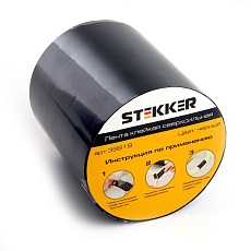 Лента клейкая сверхсильная Stekker 0,7*100 мм, 1,5 м. черная INTP9-0715-10 39918 3