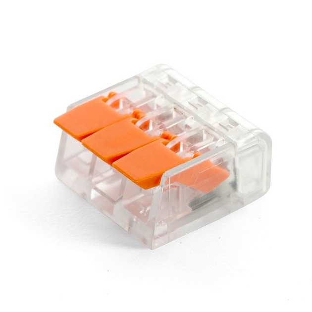 Универсальная компактная клемма 3-проводная Stekker, LD221-413 32394 изображение 6 Универсальная компактная клемма 3-проводная Stekker, LD221-413 32394 Фото № 6