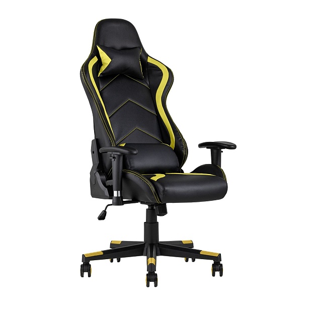 Игровое кресло TopChairs Cayenne желтое SA-R-909 yellow фото 
