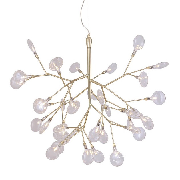 Подвесная люстра Crystal Lux Evita SP36 Gold/Transparent изображение 3 Подвесная люстра Crystal Lux Evita SP36 Gold/Transparent Фото № 3