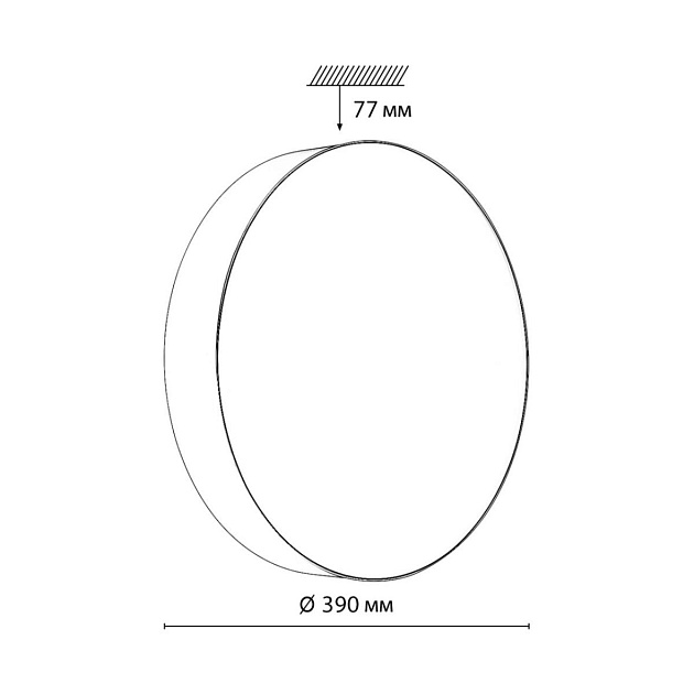 Настенно-потолочный светильник Sonex BASICA 7780/DLN Фото № 4