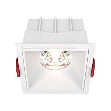Встраиваемый светильник Maytoni Alfa LED DL043-01-15W3K-D-SQ-W