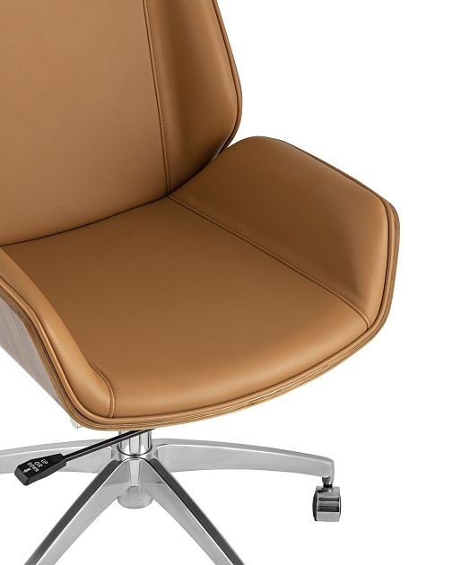 Кресло руководителя TopChairs Crown коричневое B1707 270-09 Фото № 2