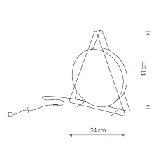 Настольная лампа Nowodvorski Wheel 9032 1