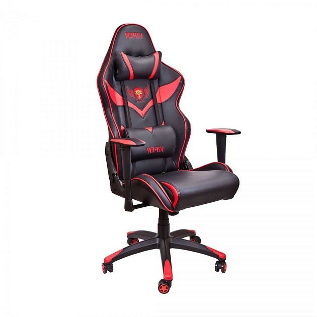 Игровое кресло AksHome Viper красный + черный, экокожа 45706 Фото № 1