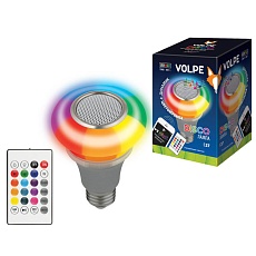 Светодиодный светильник-проектор Volpe Disko ULI-Q340 5W/RGB/E27 Silver UL-00003997 1