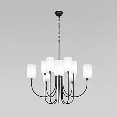 Подвесная люстра Eurosvet Abbey 60164/10 черный Smart