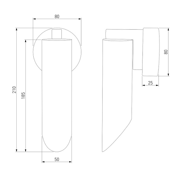 Настенный светильник Eurosvet Wing 40037/1 золото Фото № 3