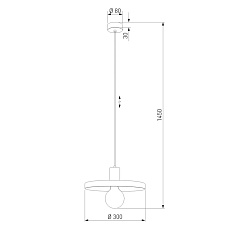 Подвесной светильник TK Lighting 10954 Sila Brick Sabia 1