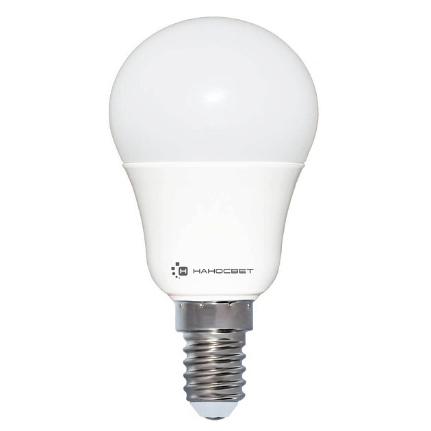 Лампа светодиодная Наносвет E14 6.5W 4000K матовая LE-P45-60/E14/940 L205 фото 