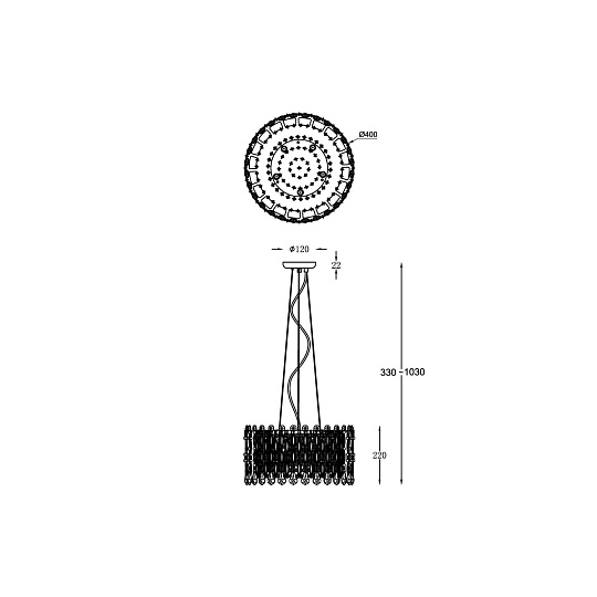 Подвесная люстра Vele Luce Marisa VL3113P05 Фото № 5