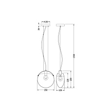 Подвесной светильник Vele Luce Dialma VL5183P21 3