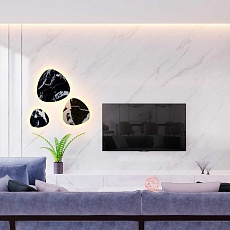 Бра Crystal Lux BILBAO AP10W LED D300 BLACK 3