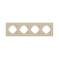 Рамка 4-постовая, золотой Kollinger Eleganz Acryl EA4GD