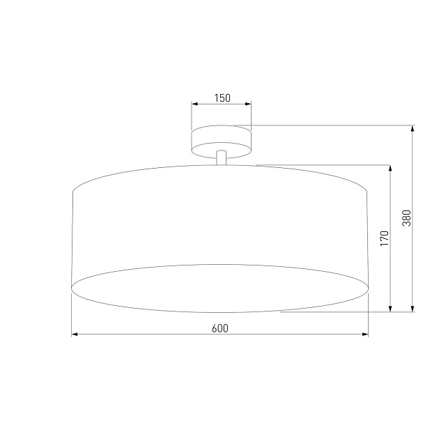 Потолочный светильник TK Lighting 4239 Rondo Graphite изображение 2 Потолочный светильник TK Lighting 4239 Rondo Graphite Фото № 2