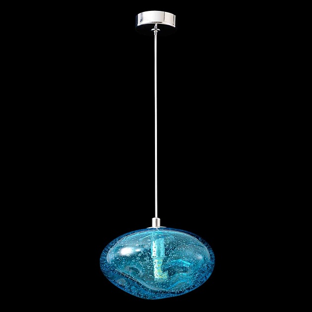 Светильник подвесной Crystal Lux FORMLESS SP1 BLUE изображение 9 Светильник подвесной Crystal Lux FORMLESS SP1 BLUE Фото № 9