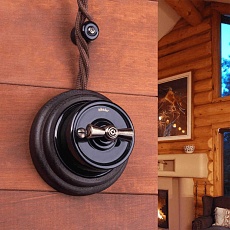 Комплект изоляторов без винта 100 шт. Werkel Ретро черный W6431408 4690389166211 1