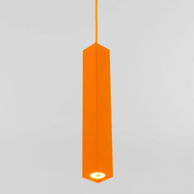 Подвесной светильник Eurosvet 50154/1 LED оранжевый фото 
