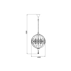 Подвесная люстра Vele Luce Laurel VL3024P06 3