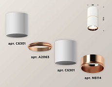 Комплект потолочного светильника Ambrella light Techno Spot XC (C6301, A2063, N6114) XS6301083 1