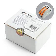 Клемма строительно-монтажная 2-проводная Stekker, LD222-412 32396