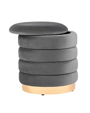 Пуф Stool Group Франсис велюр серый vd-fransis-b27 1