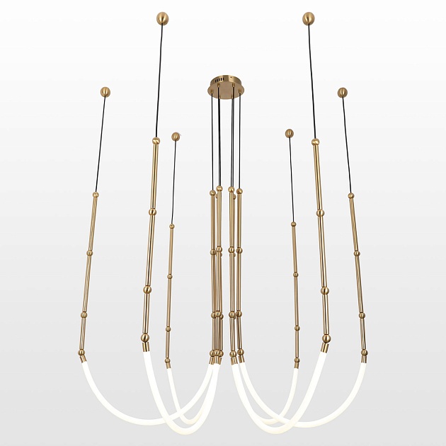 Подвесной светодиодный светильник Lussole Loft BEND LSP-7071 Фото № 1