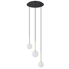 Подвесная люстра Nowodvorski Karo Black/Satine Gold 10304