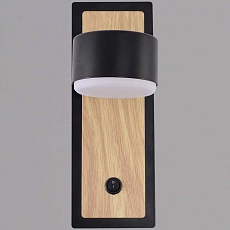 Бра Reluce 12540-0.2-01 BK+WOOD 2