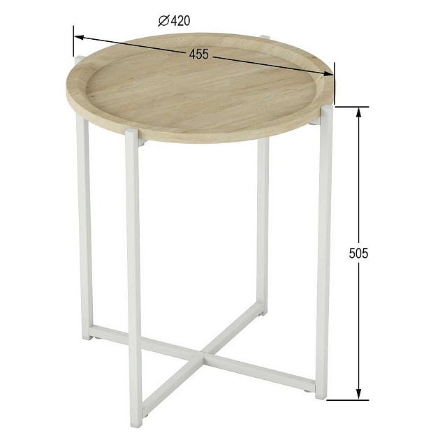 Кофейный стол Мебелик Бьерн 008250 изображение 3 Кофейный стол Мебелик Бьерн 008250 Фото № 3